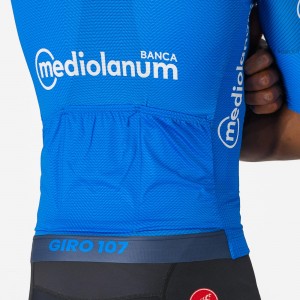 Herren Blau Trikot Giro d'Italia 2024 Race Radtrikot Kaufen