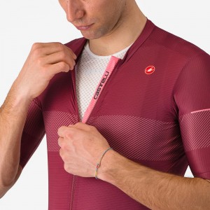 Herren Trofeo Giro d'Italia 2024 Trikot-Bordeaux Radtrikot Kaufen