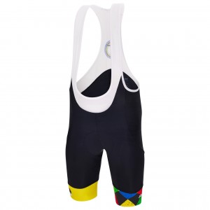 Herren Santini UCI Gravel UCI World Championship Flanders tragerhose 2024 Radtrikot Kaufen