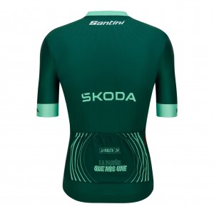 Herren Santini Vuelta Espana grun trikot 2024 Radtrikot Kaufen
