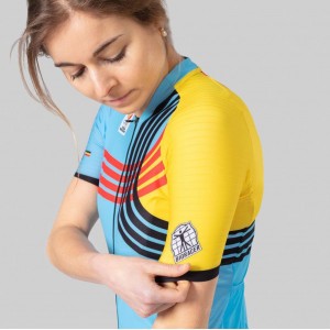 Damen Belgischen Nationalen frau trikot-Paris 2024 Radtrikot Kaufen