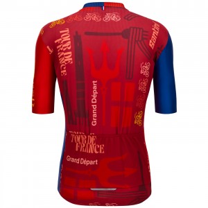 Herren Santini Tour de France 2024 trikot-Bologna Radtrikot Kaufen