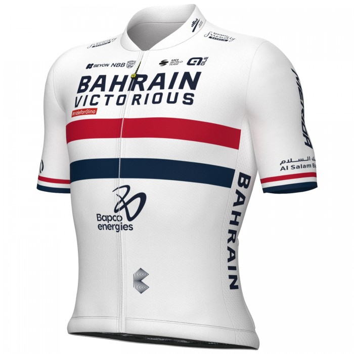 Herren Ale Bahrain Victorious 2024 trikot-Britischer Meister Radtrikot Kaufen
