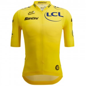 Herren Gelbes Trikot Tour de France 2024 Radtrikot Kaufen Herren Gelbes Trikot Tour de France 2024 Radtrikot Kaufen