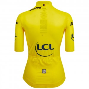 Damen Gelbes Trikot Damen Tour de France 2024 Radtrikot Kaufen