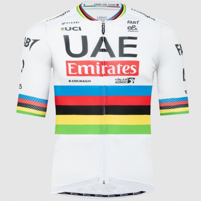 Herren Team UAE 2024 Pissei Magistrale trikot-Weltmeister Radtrikot Kaufen Herren Team UAE 2024 Pissei Magistrale trikot-Weltmeister Radtrikot Kaufen