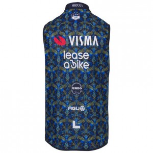 Herren Weste Agu Wind Team Visma Lease a bike 2024-Tdf Radtrikot Kaufen