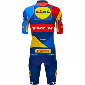 Herren Santini Lidl Trek 2024 Team Original einteiler Radtrikot Kaufen