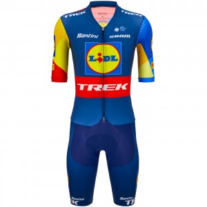 Herren Santini Lidl Trek 2024 Team Original einteiler Radtrikot Kaufen