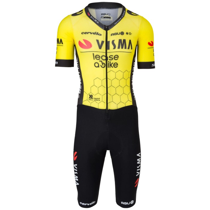 Herren Body Agu Team Visma Lease a bike 2024 Radtrikot Kaufen