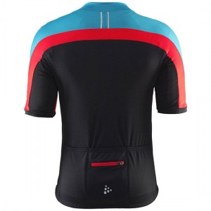Herren Craft Velo Trikot-Schwarz Rot Blau Radtrikot Kaufen