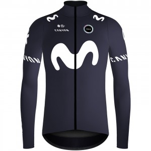 Herren Gobik Movistar 2024 Envy jacke Radtrikot Kaufen