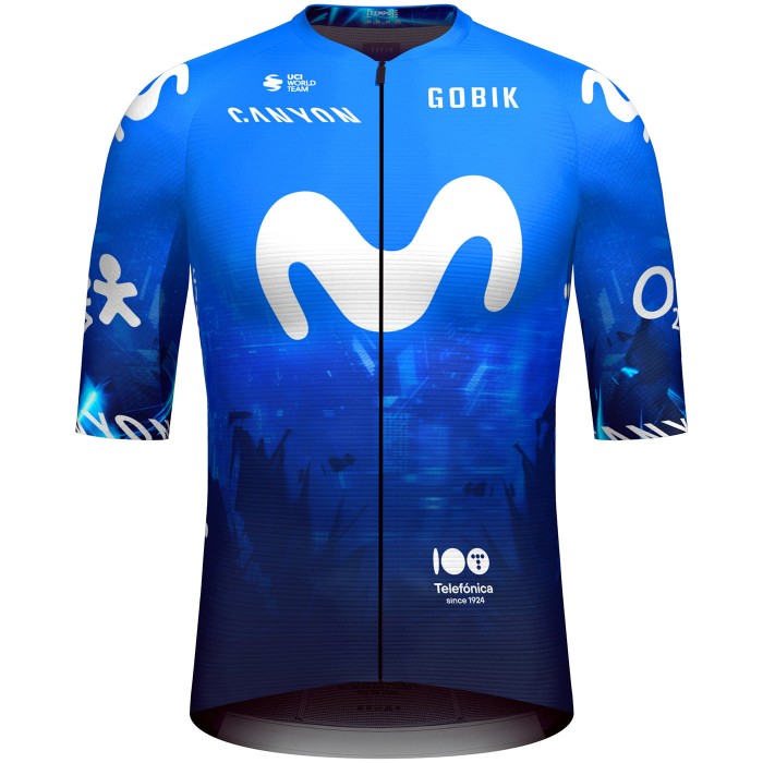 Herren Team Movistar 2024 Infinity trikot Radtrikot Kaufen