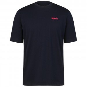 Herren T-Shirt Rapha Logo-Blau Radtrikot Kaufen Herren T-Shirt Rapha Logo-Blau Radtrikot Kaufen