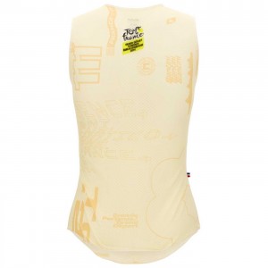 Herren Santini Tour de France 2024 armellose radunterhemd-Grand Départ Radtrikot Kaufen