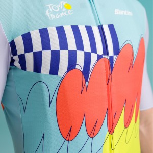 Herren Santini Tour de France 2024 trikot-Nizza Radtrikot Kaufen