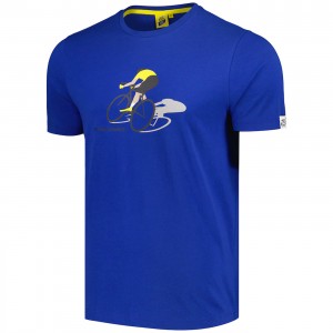 Herren Tour de France Cyclist Graphic 2024 T-Shirt-Blau Radtrikot Kaufen Herren Tour de France Cyclist Graphic 2024 T-Shirt-Blau Radtrikot Kaufen