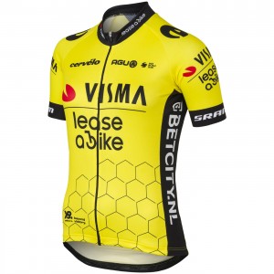 Damen Frauentrikot Agu Team Visma Lease a bike 2024 Radtrikot Kaufen