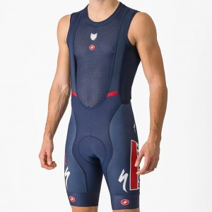 Herren Castelli Soudal Quick-Step 2024 Competizione kurz tragerhose Radtrikot Kaufen