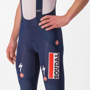 Herren Castelli Soudal Quick-Step 2024 Sorpasso RoS lange tragerhose Radtrikot Kaufen