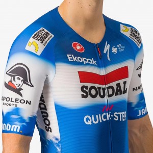 Herren Castelli Soudal Quick-Step 2024 Sanremo BTW Speed Suit einteiler Radtrikot Kaufen