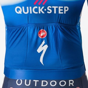 Herren Castelli Soudal Quick-Step 2024 Aero Race 7.0 trikot Radtrikot Kaufen