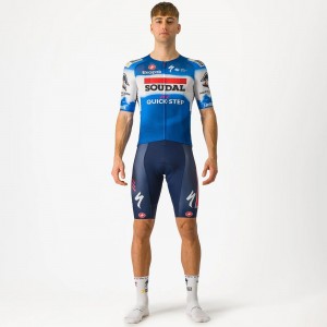 Herren Castelli Soudal Quick-Step 2024 Aero Race 7.0 trikot Radtrikot Kaufen