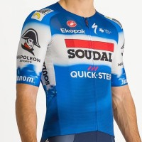 Herren Castelli Soudal Quick-Step 2024 Aero Race 7.0 trikot Radtrikot Kaufen