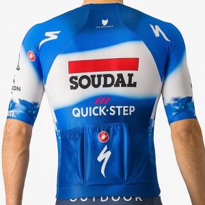 Herren Castelli Soudal Quick-Step 2024 Climber's 4.0 trikot Radtrikot Kaufen