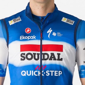 Herren Castelli Soudal Quick-Step 2024 Pro Light Wind weste Radtrikot Kaufen Herren Castelli Soudal Quick-Step 2024 Pro Light Wind weste Radtrikot Kaufen