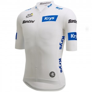 Herren Tour de France 2024 Weiss trikot Radtrikot Kaufen Herren Tour de France 2024 Weiss trikot Radtrikot Kaufen