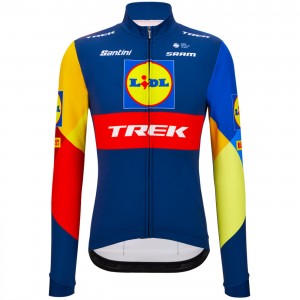 Herren Santini Lidl Trek 2024 langarm trikot Radtrikot Kaufen Herren Santini Lidl Trek 2024 langarm trikot Radtrikot Kaufen