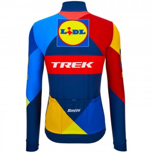 Herren Santini Lidl Trek 2024 langarm trikot Radtrikot Kaufen Herren Santini Lidl Trek 2024 langarm trikot Radtrikot Kaufen