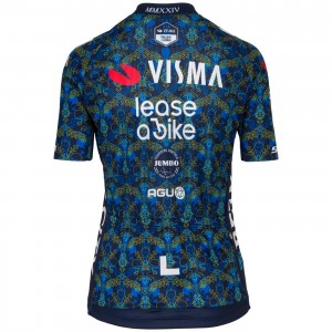 Damen Team Visma Lease a bike 2024 The Renaissance Agu frau trikot-Tdf Radtrikot Kaufen
