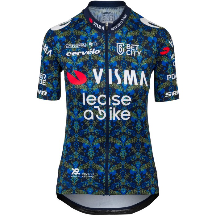 Damen Team Visma Lease a bike 2024 The Renaissance Agu frau trikot-Tdf Radtrikot Kaufen