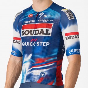 Herren Castelli Soudal Quick-Step 2025 Climber's A/C trikot Radtrikot Kaufen Herren Castelli Soudal Quick-Step 2025 Climber's A/C trikot Radtrikot Kaufen