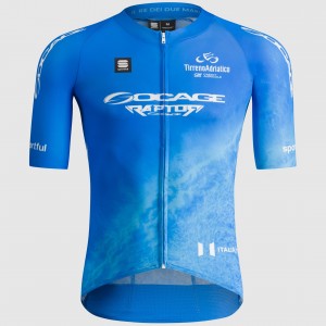 Herren Sportful Tirreno Adriatico 2025 trikot-Hellblau Radtrikot Kaufen