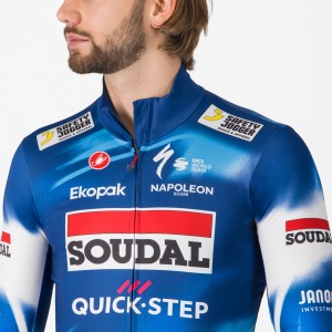 Herren Castelli Soudal Quick-Step 2025 Pro Thermal Mid langarm trikot Radtrikot Kaufen