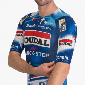 Herren Castelli Soudal Quick-Step 2025 Aero Race 8S trikot Radtrikot Kaufen Herren Castelli Soudal Quick-Step 2025 Aero Race 8S trikot Radtrikot Kaufen