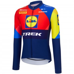 Herren Santini Lidl Trek 2025 langarm trikot Radtrikot Kaufen Herren Santini Lidl Trek 2025 langarm trikot Radtrikot Kaufen