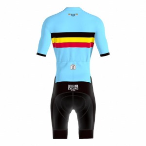 Herren Bioracer Belgische Nationalmannschaft 2025 Icon Race Body Radtrikot Kaufen
