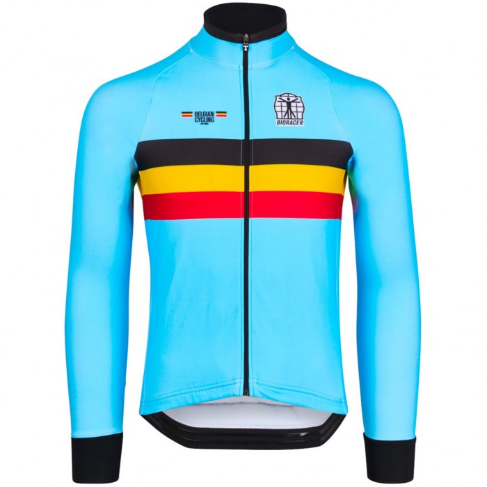 Herren Bioracer Belgischen Nationalen 2025 Icon Tempest jacke Radtrikot Kaufen