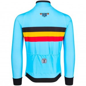 Herren Bioracer Belgischen Nationalen 2025 Icon Tempest jacke Radtrikot Kaufen