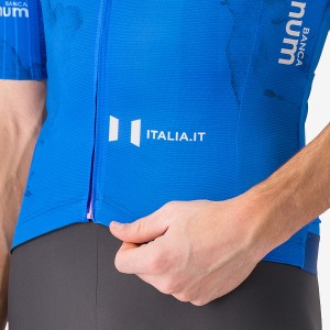 Herren Blau trikot Giro d'Italia 2025 Race 8S Radtrikot Kaufen