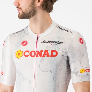 Herren Weiße Trikot Giro d'Italia 2025 Competizione 3 Radtrikot Kaufen