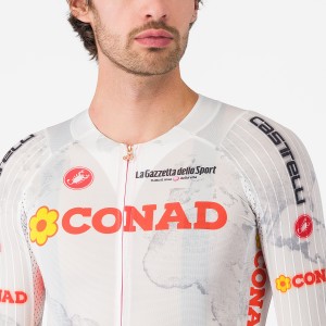 Herren Weiße Trikot Giro d'Italia 2025 Race 8S Radtrikot Kaufen