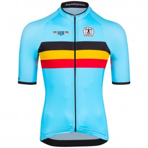 Herren Bioracer Belgischen Nationalen 2025 Icon Classic trikot Radtrikot Kaufen