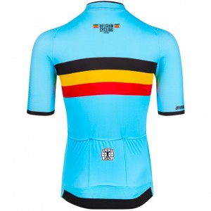 Herren Bioracer Belgischen Nationalen 2025 Icon Classic trikot Radtrikot Kaufen