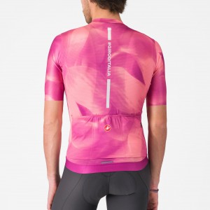 Herren Trikot Giro d'Italia 2025 Espresso-Rosa Radtrikot Kaufen