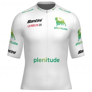 Herren Santini Weiss Vuelta Espana 2025 trikot Radtrikot Kaufen